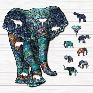 Elephant Wooden Jigsaw Puzzle