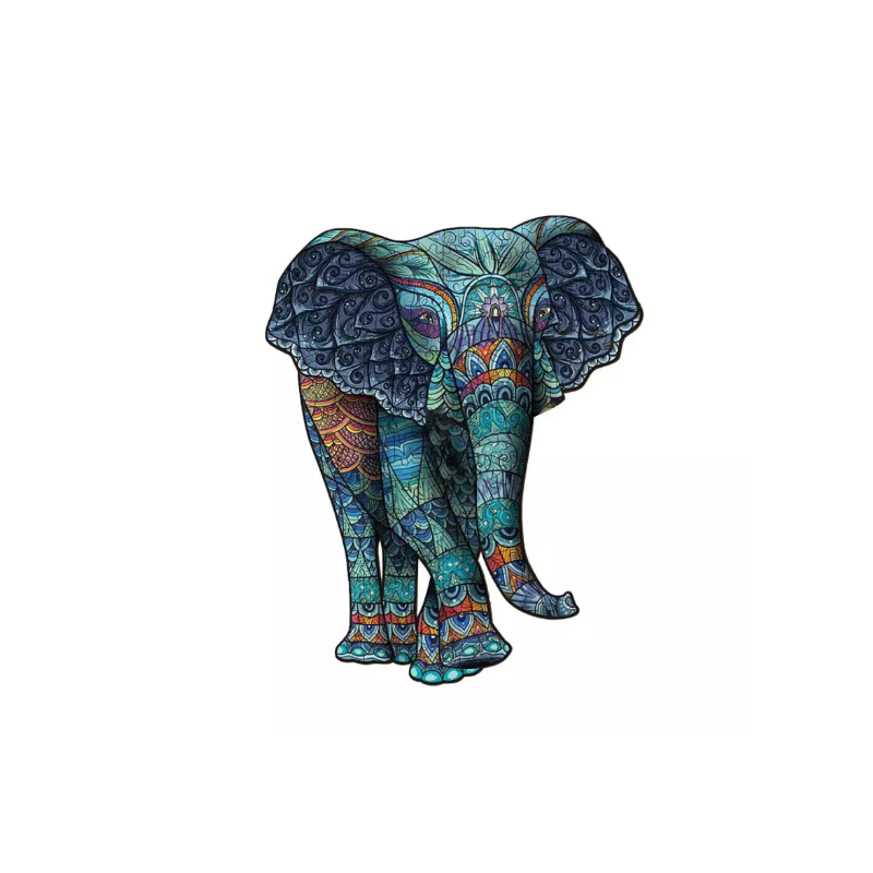 Elephant Wooden Jigsaw Puzzle