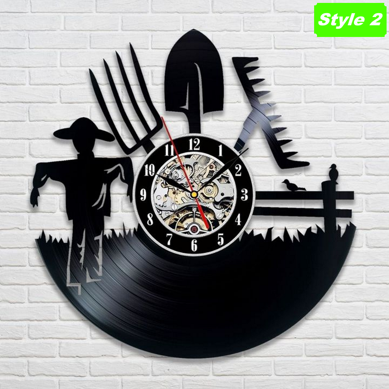 Farmer Wall Clock