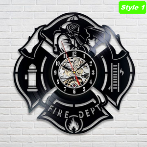 Firefighter Wall Clock