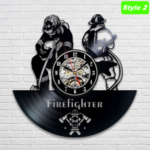 Firefighter Wall Clock