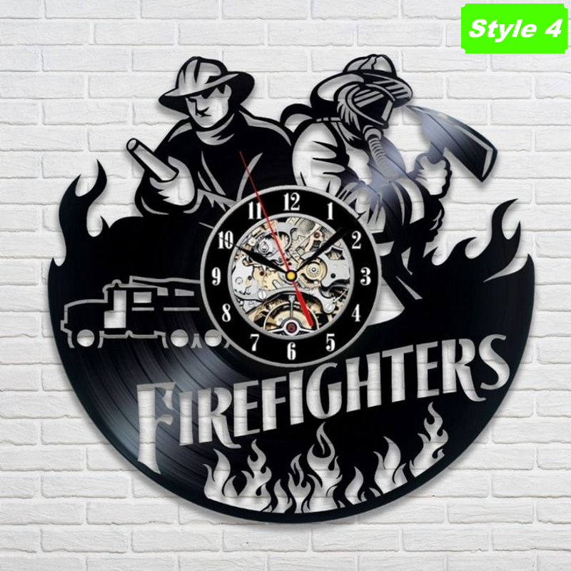 Firefighter Wall Clock