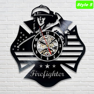 Firefighter Wall Clock