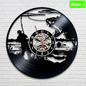 Fishing Wall Clock