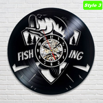 Fishing Wall Clock