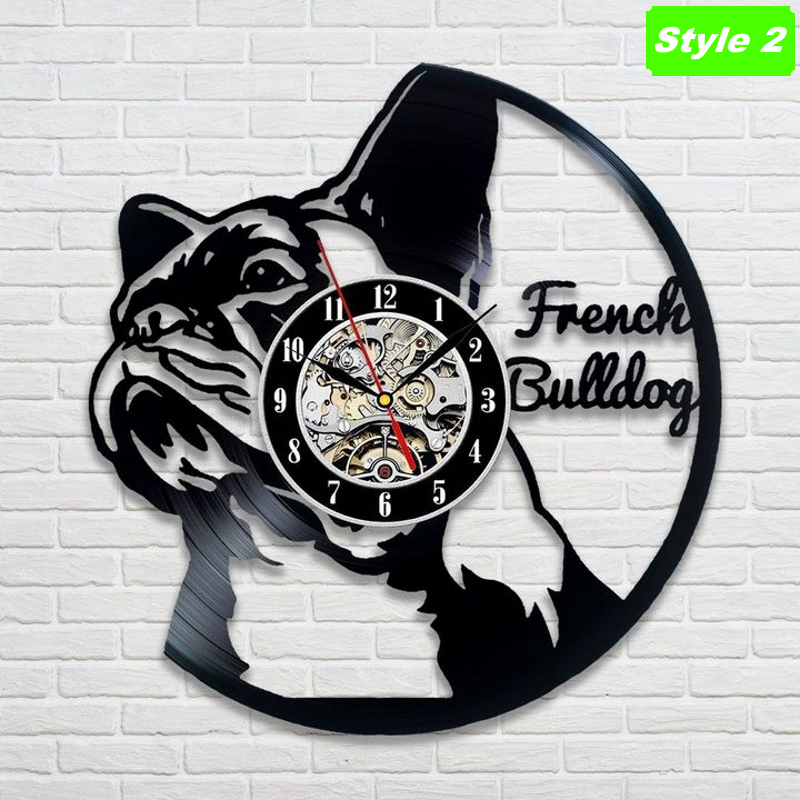 French Bulldog Wall Clock