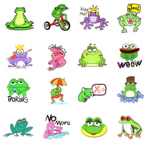 Frog Funny Stickers