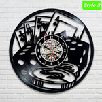 Gambling Wall Clock