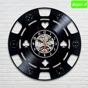 Gambling Wall Clock