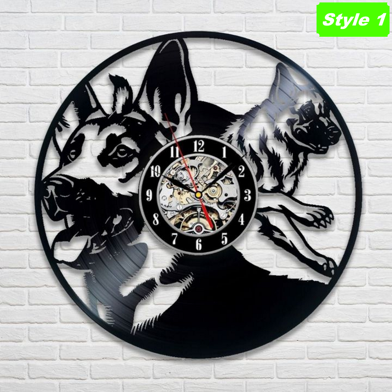 German Shepherd Wall Clock