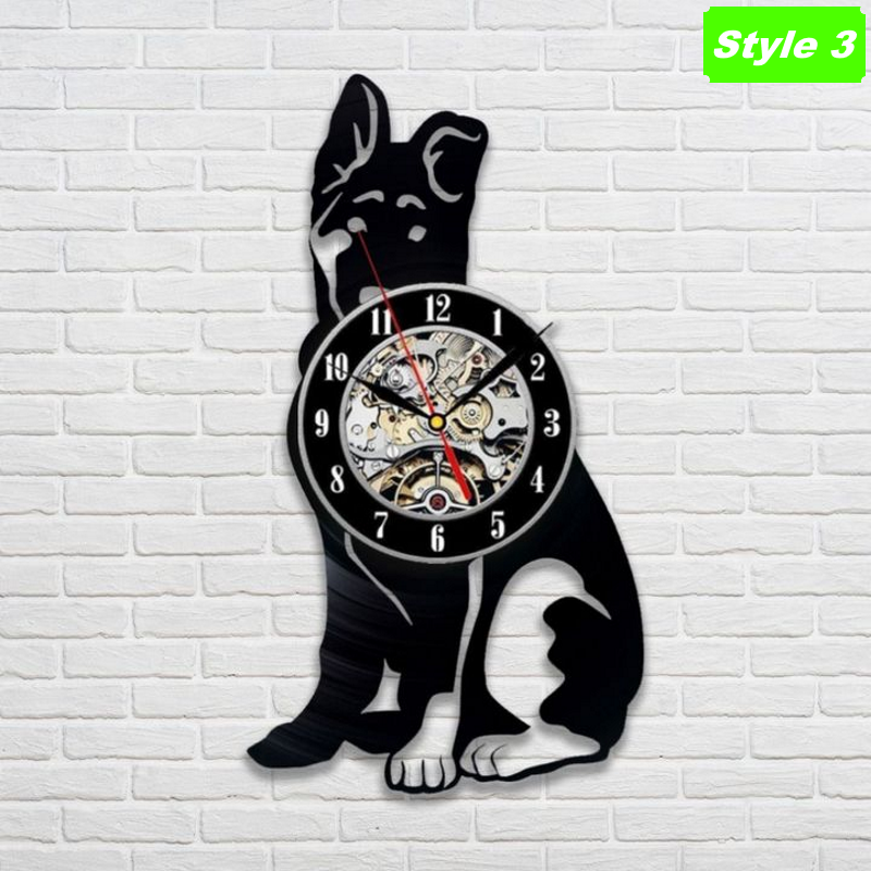 German Shepherd Wall Clock