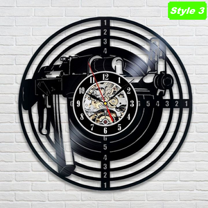 Gun Wall Clock