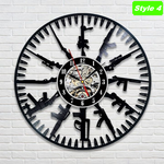 Gun Wall Clock