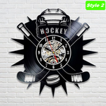 Hockey Game Wall Clock