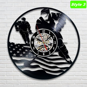 Hockey Game Wall Clock