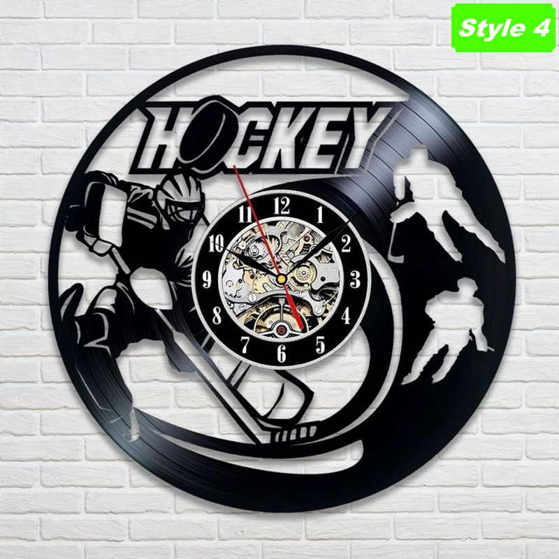 Hockey Game Wall Clock