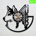 Husky Wall Clock