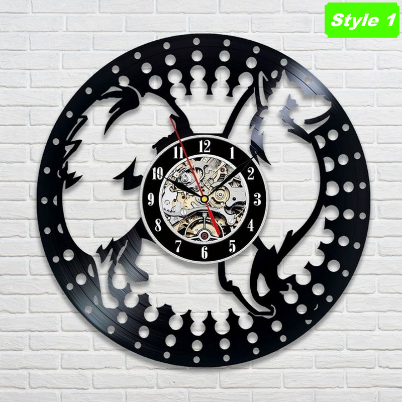 Japanese Spitz Wall Clock