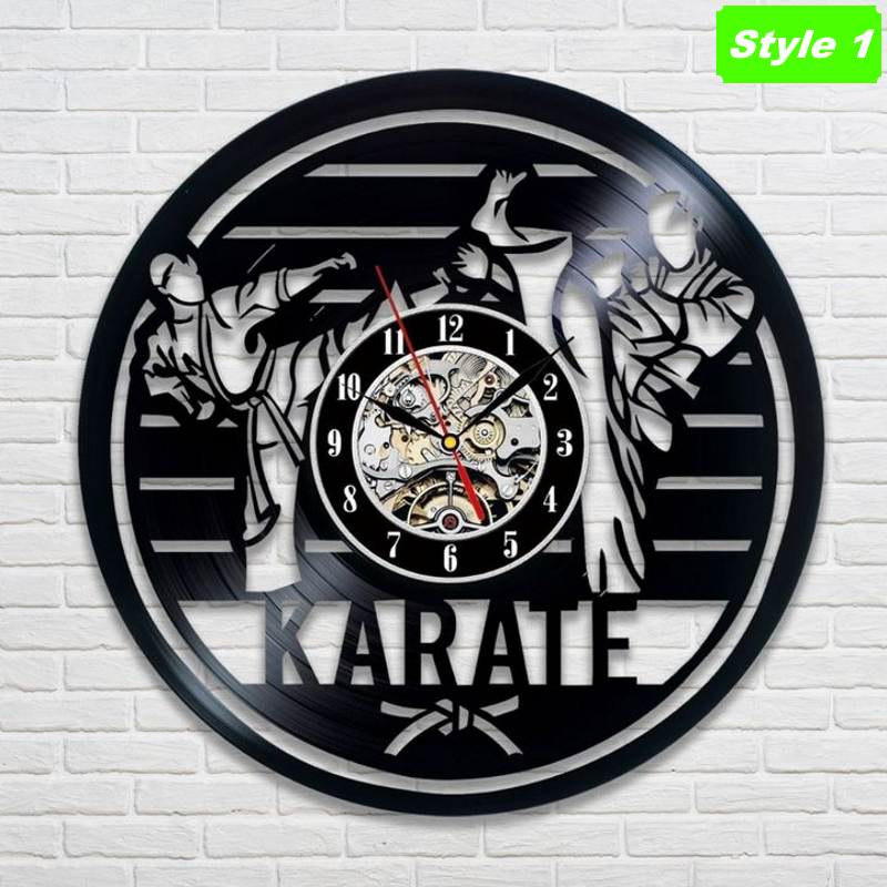 Karate Wall Clock