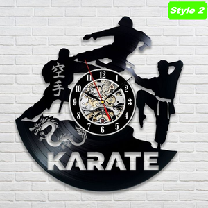 Karate Wall Clock