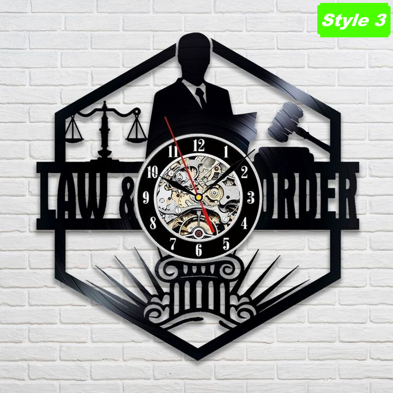 Lawyer Wall Clock