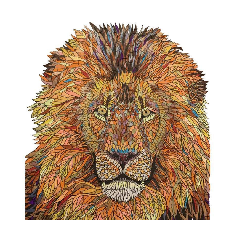 Lion's Wooden Jigsaw Puzzle