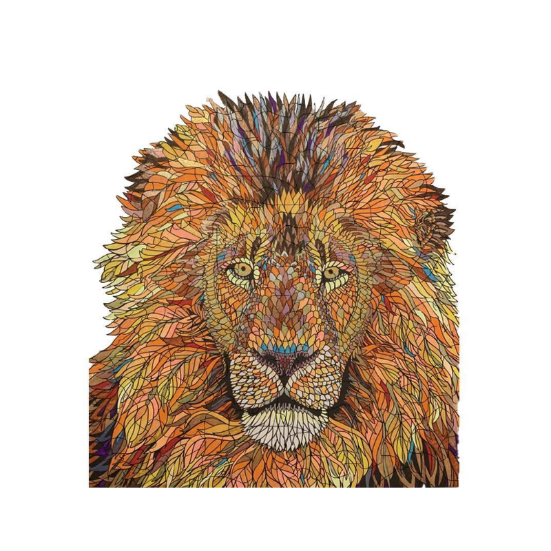 Lion's Wooden Jigsaw Puzzle