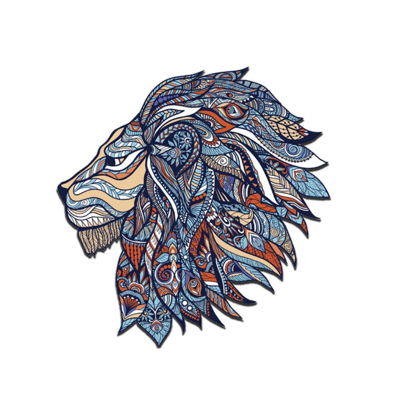 Majestic Lion Wooden Jigsaw Puzzle