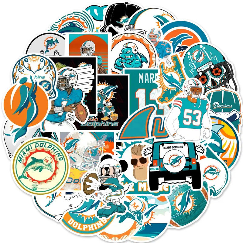 Miami Dolphins Stickers