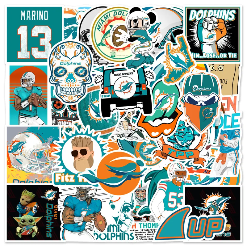 Miami Dolphins Stickers