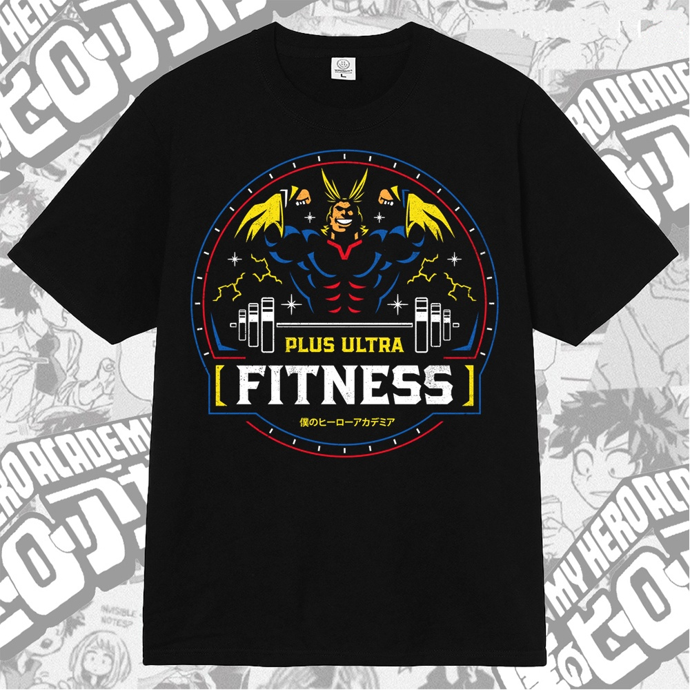 All Might Toshinori Yagi Gym Fitness My Hero Academia Anime Manga T-shirt