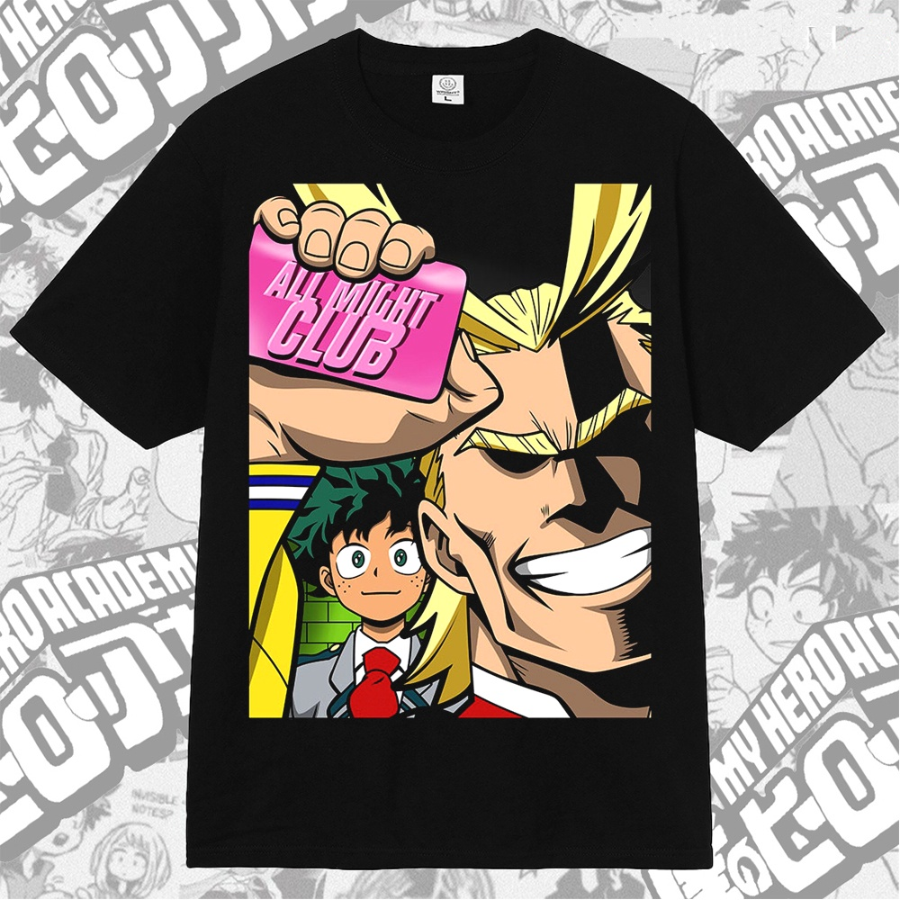 All Might Toshinori Yagi Fan Club My Hero Academia Anime Manga T-shirt