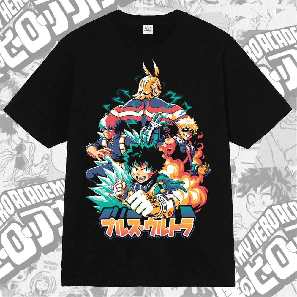 All Might Deku Midoriya Bakugo Shoto Todoroki My Hero Academia Anime Manga T-shirt