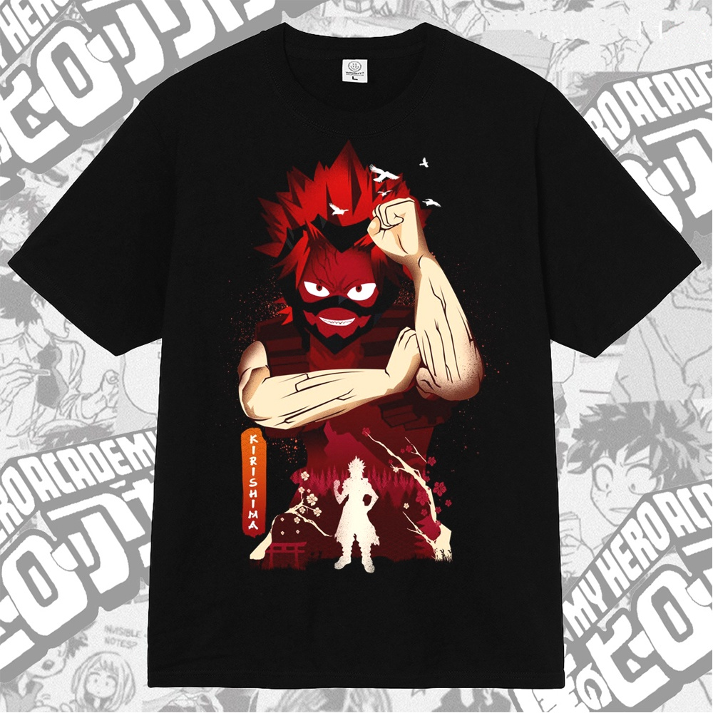 Red Riot Eijiro Kirishima My Hero Academia Anime Manga T-shirt