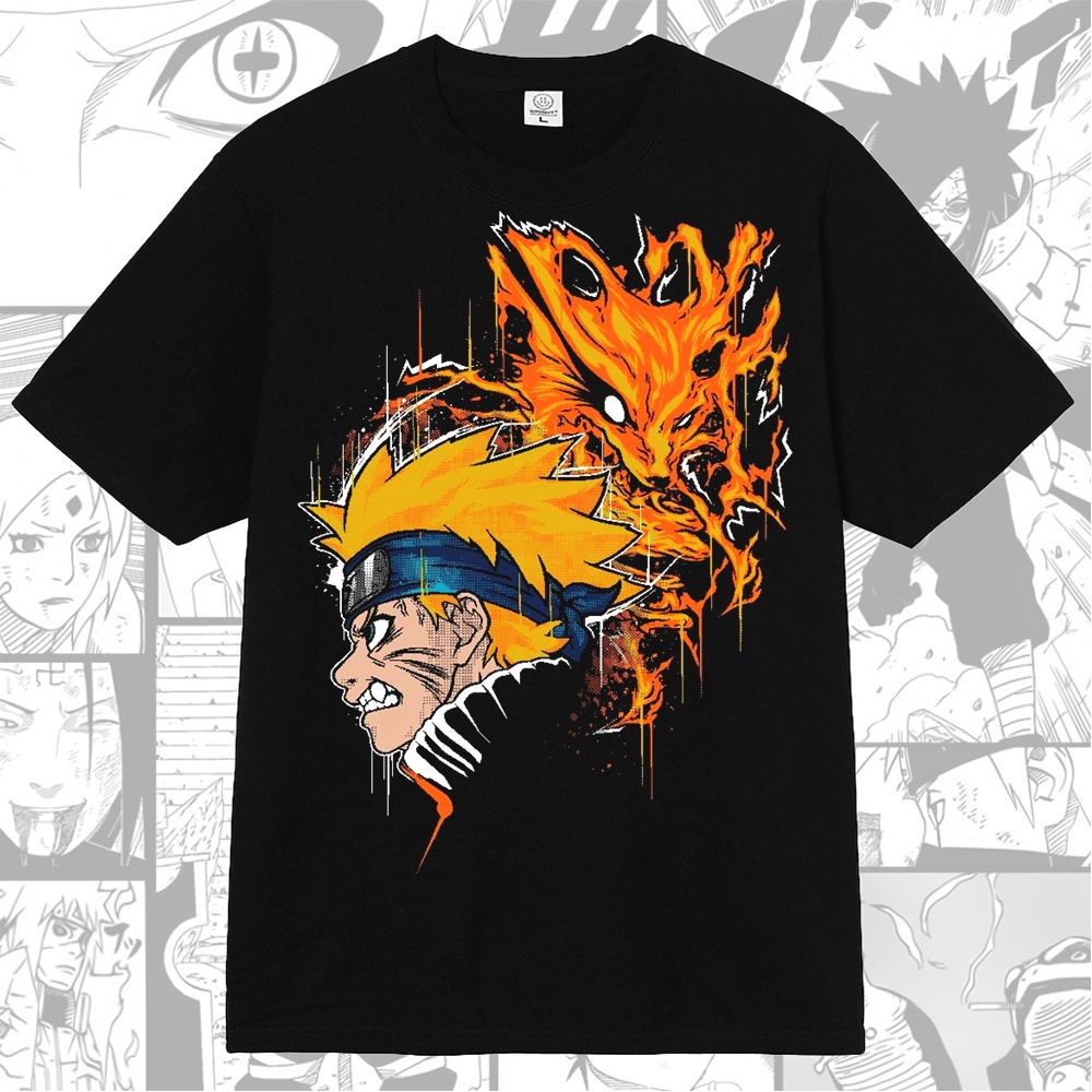 Naruto Uzumaki Ninja Chakra Anime Manga T-shirt