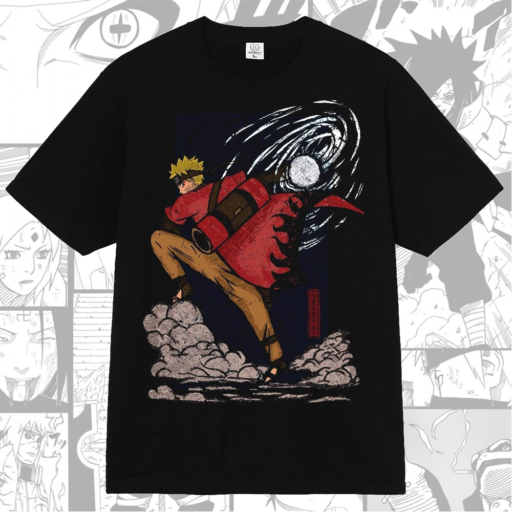 Naruto Uzumaki Rasengan Chakra Anime Manga T-shirt