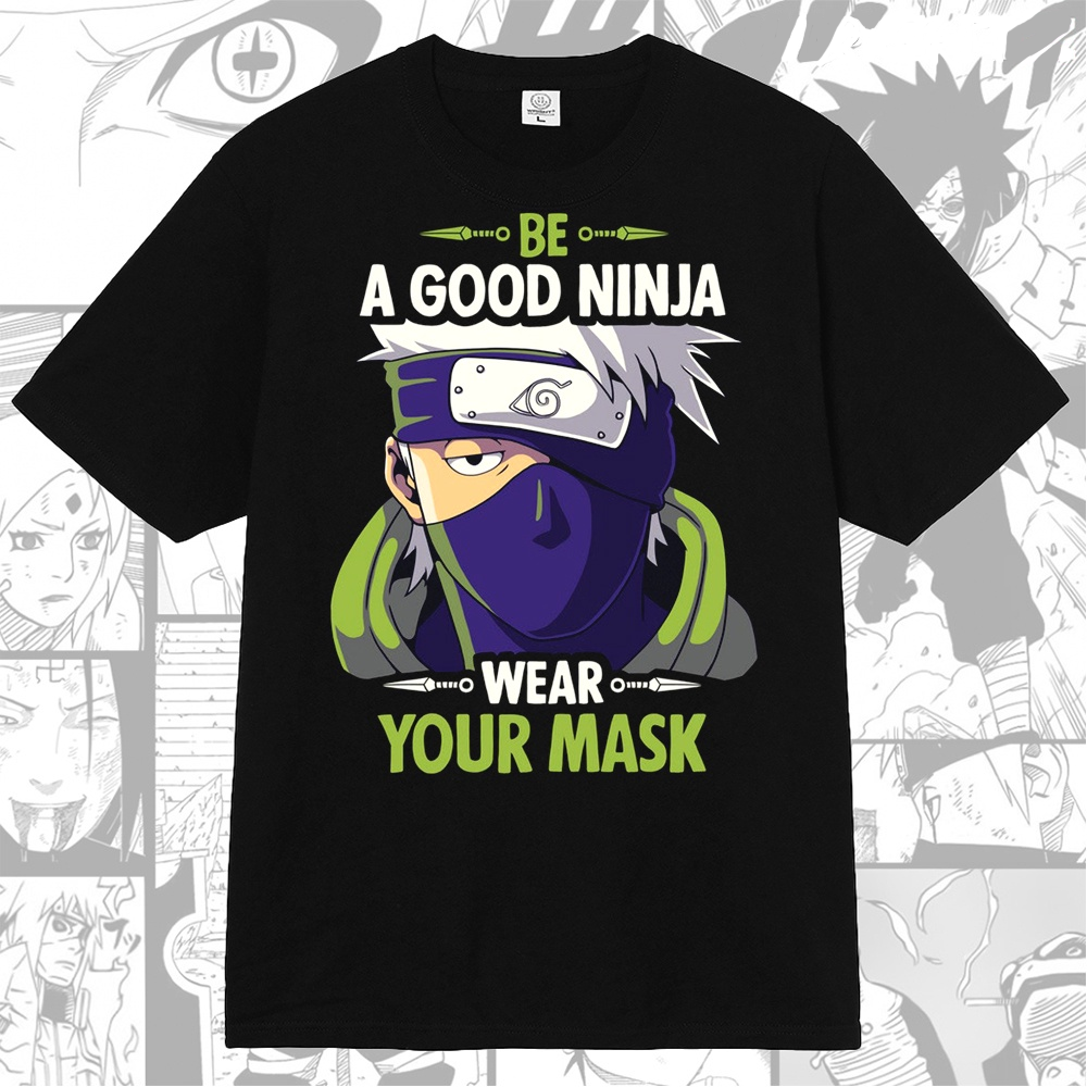 Kakashi Naruto Ninja Anime Manga T-shirt