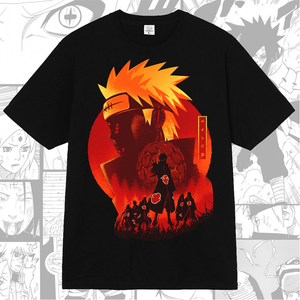 Naruto Pain Akatsuki Rinnegan Anime Manga T-shirt