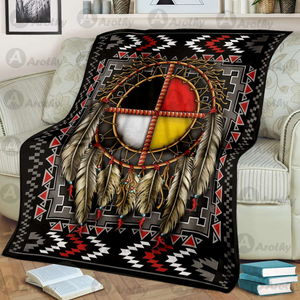 Native Americans Soft Blanket