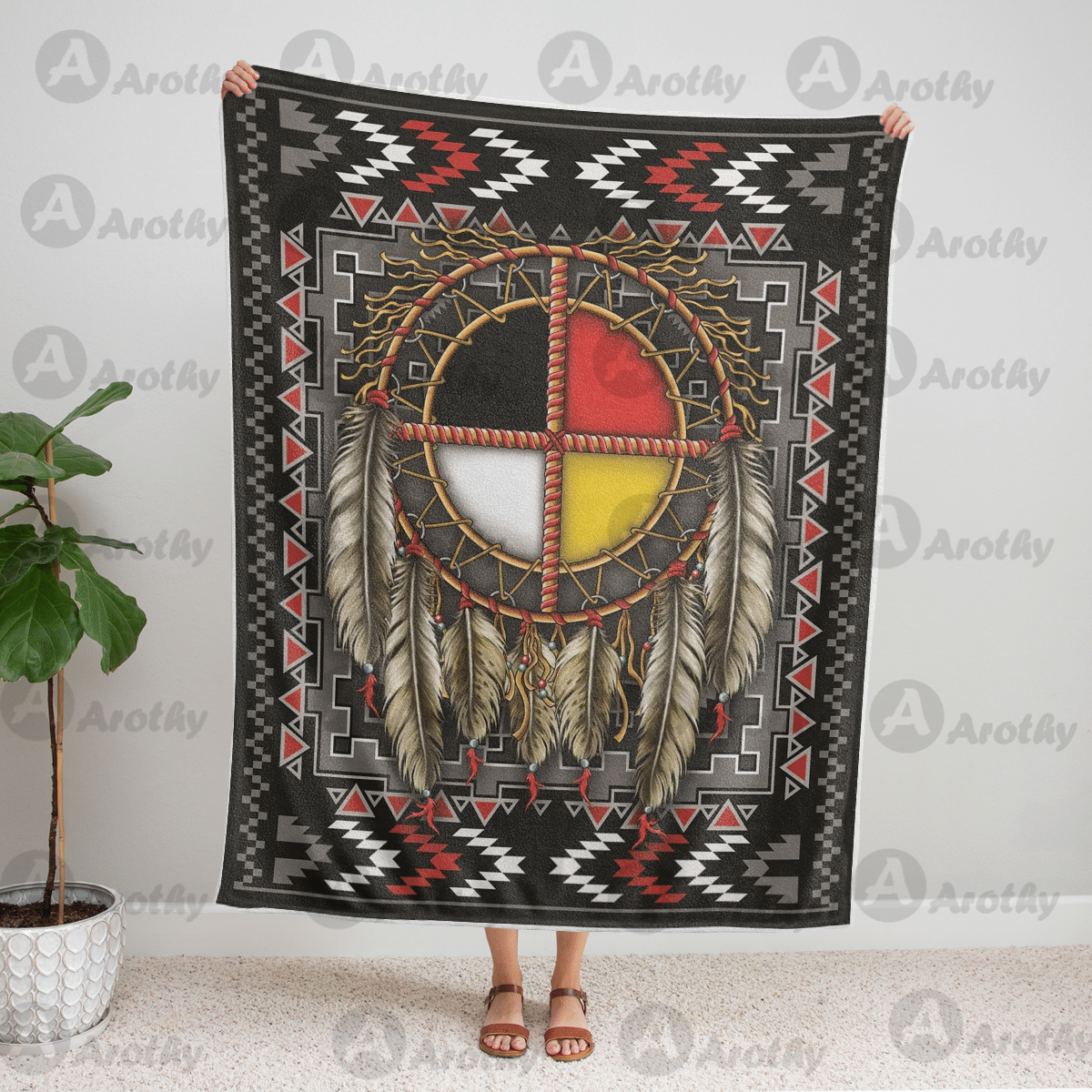 Native Americans Soft Blanket