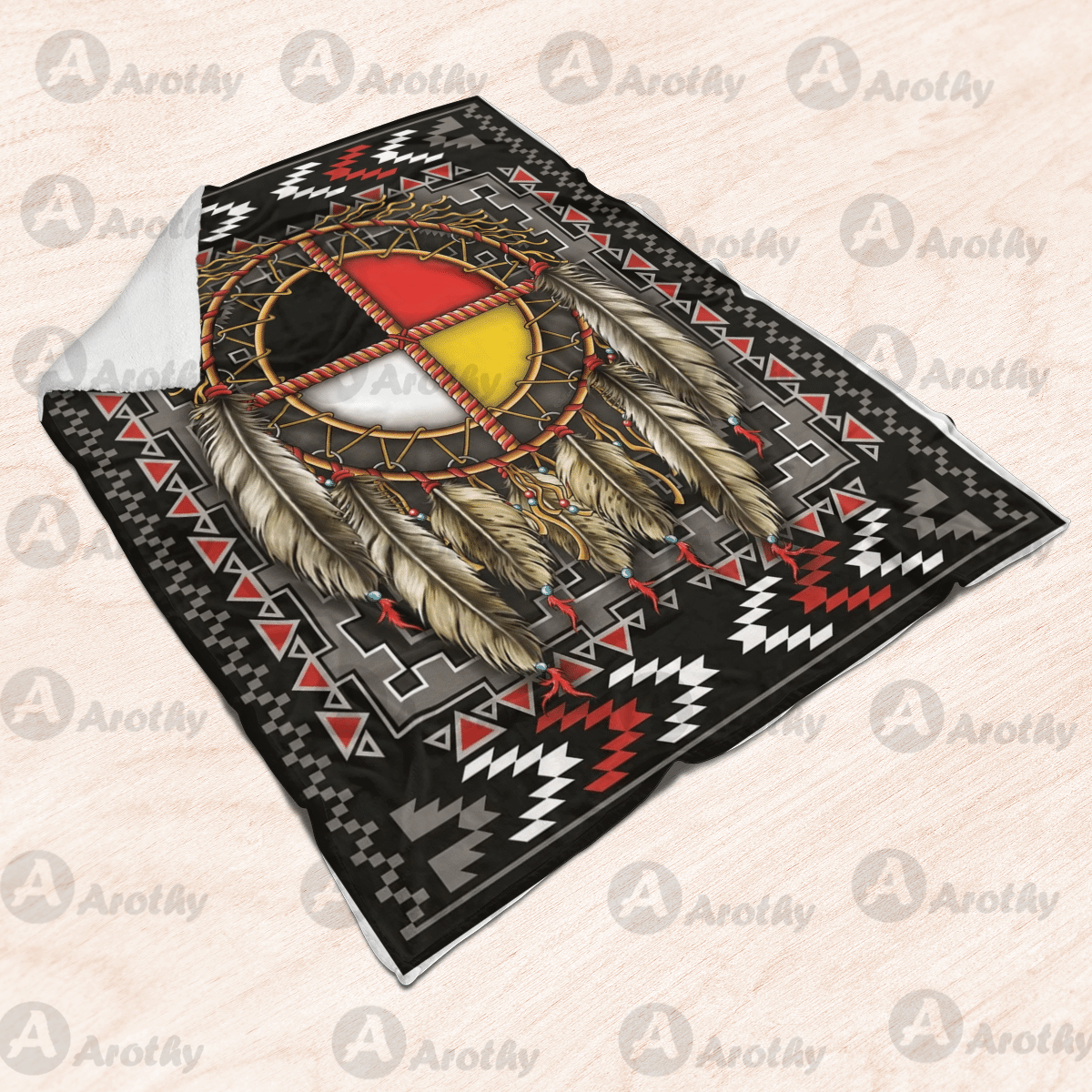 Native Americans Soft Blanket