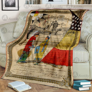 Native Americans Soft Blanket