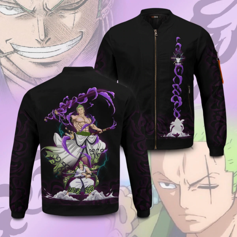 Roronoa Zoro 3D Bomber Jacket