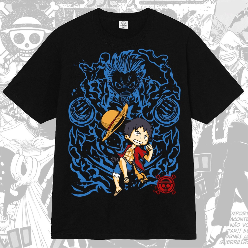 Luffy Gear 4 One Piece Anime Manga T-shirt