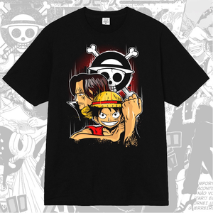 Luffy Shank One Piece Anime Manga T-shirt