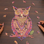 Owl Magic Wooden Jigsaw Puzzle