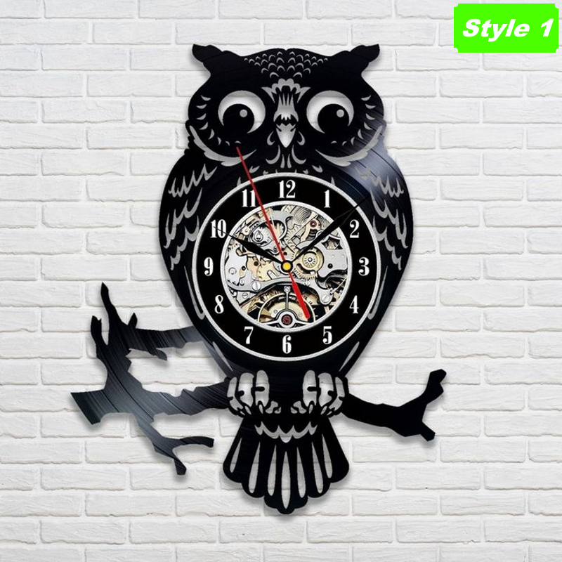 Owl Wall Clock