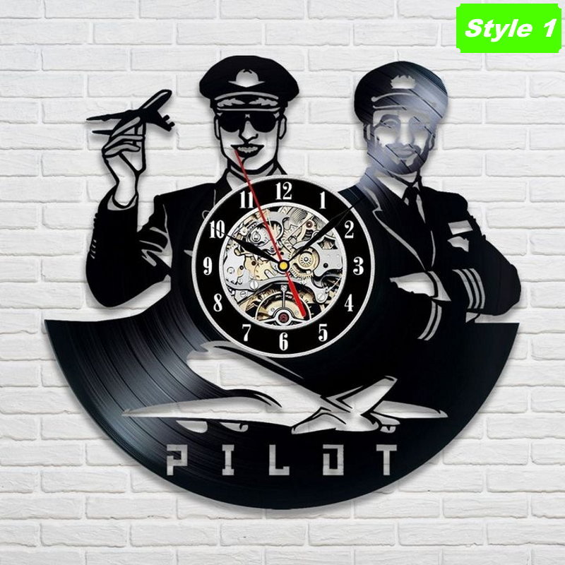 Pilot Wall Clock