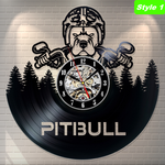 Pit Bull Wall Clock