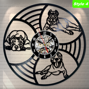 Pit Bull Wall Clock